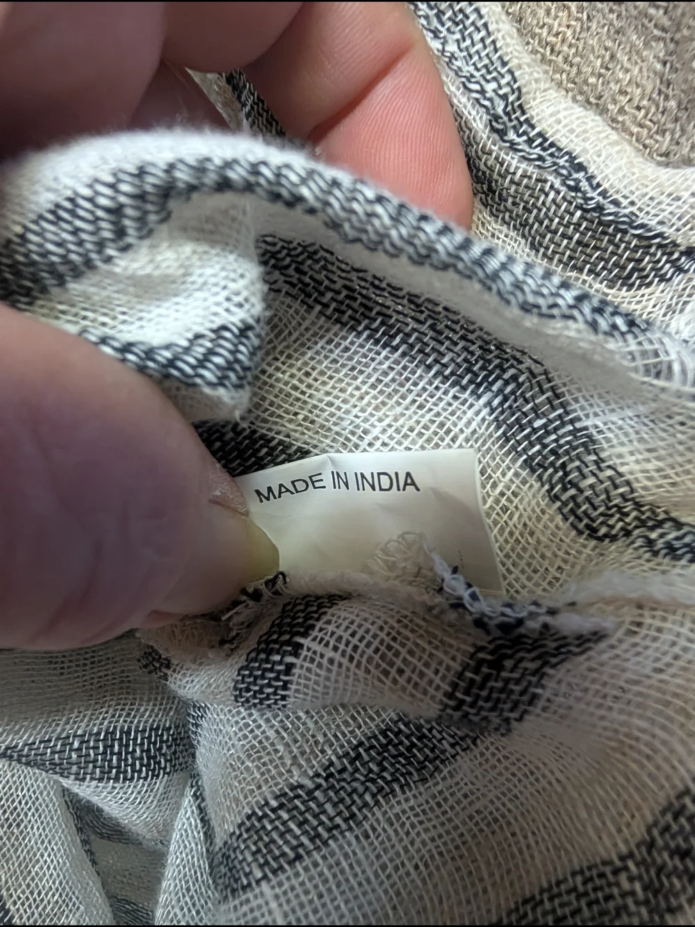 "NWOT"Paper Lace 100% Wide Weave Linen Tunic - Picture 5 of 8